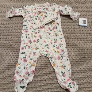 Little Me onesie 6mo with hat